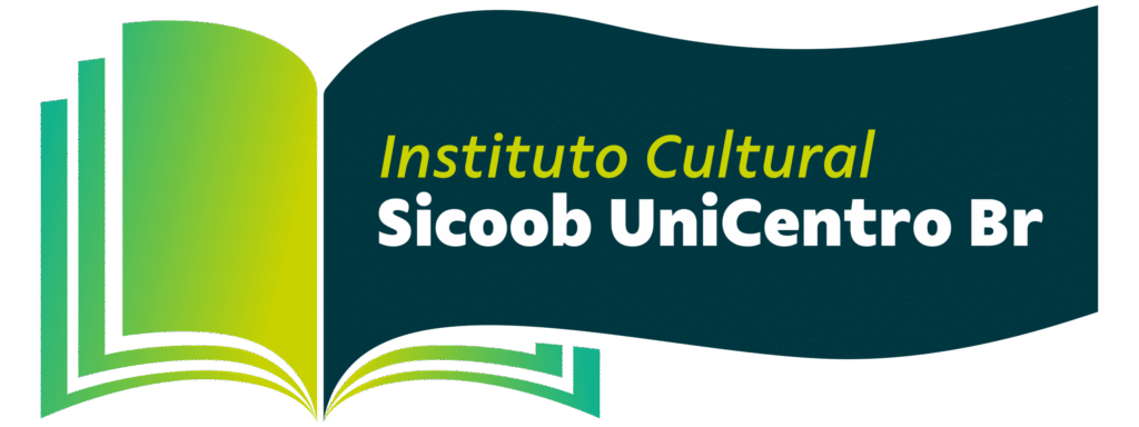 O Instituto Cultural Sicoob UniCentro Br seleciona projetos culturais para apoio financeiro em diversas áreas. logo instituto cultural