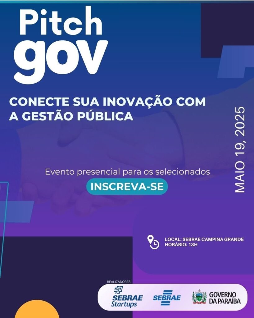 evento de govtech do Governo da Paraiba e SEBRAE PB