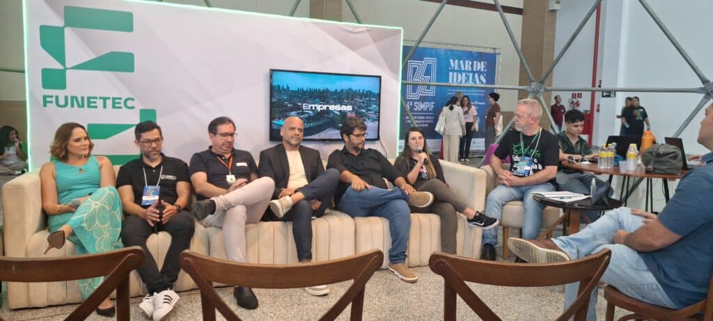Palestrantes do Painel FUNETEC e FAROL DIGITAL