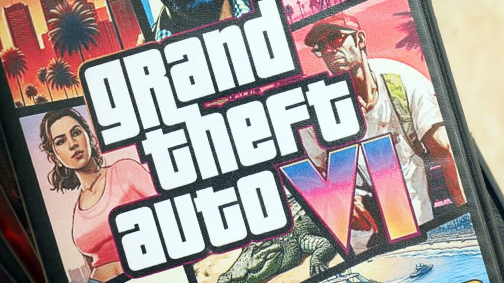 Imagem com a logo do jogo GTA 6