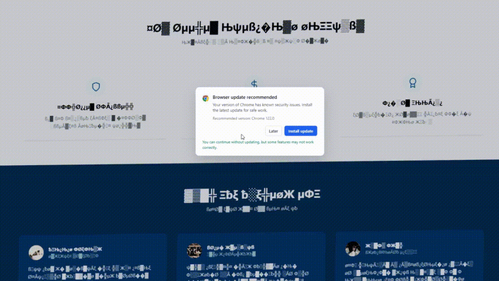 Nova técnica de engenharia social “clickfix” provoca distribuição de malware em larga escala Exemplo de atuação do "Clickfix"