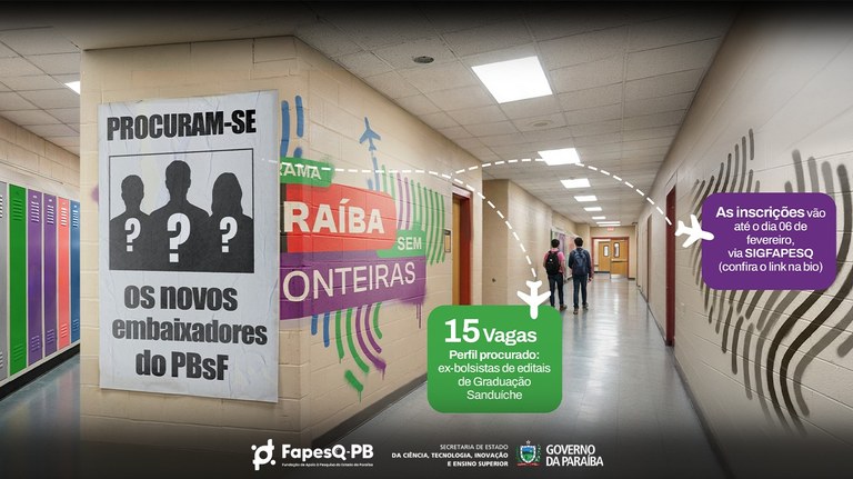 Governo da Paraíba lança chamada para seleção de Embaixadores do Programa Paraíba sem Fronteiras