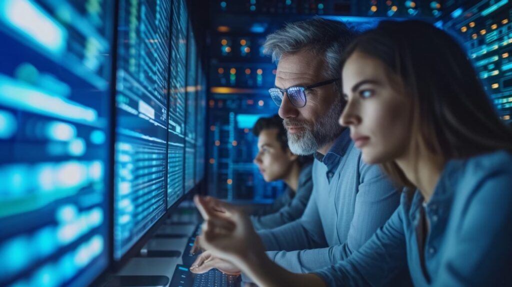 IA eleva o risco cibernético nos data centers Analise de data centers - imagem gerada por ia