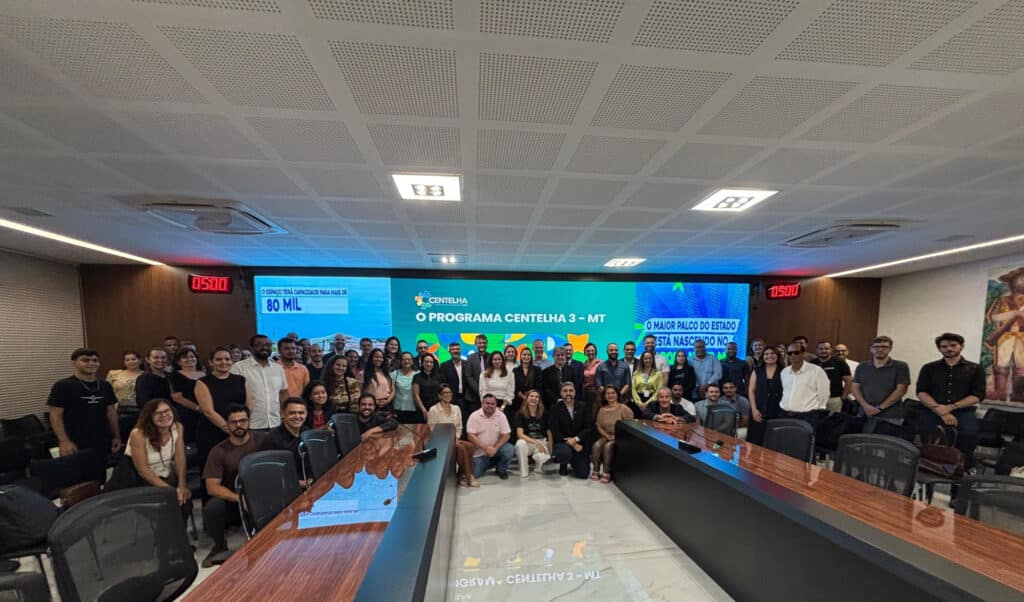 evento de lançamento do programa centelha no mato grosso divulgação