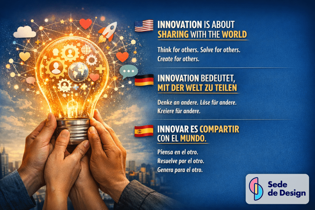 post innovation com logo sede de design