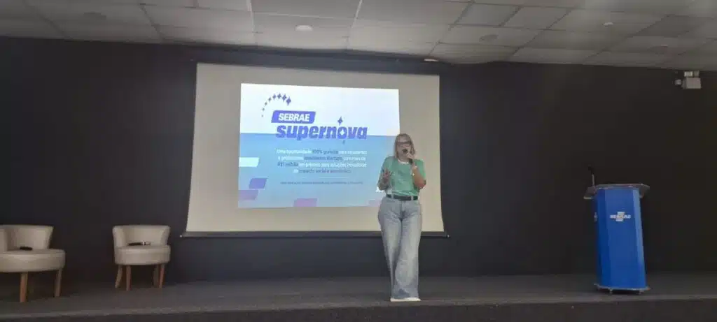 Anúncio SEBRAE SUPERNOVA no startup day