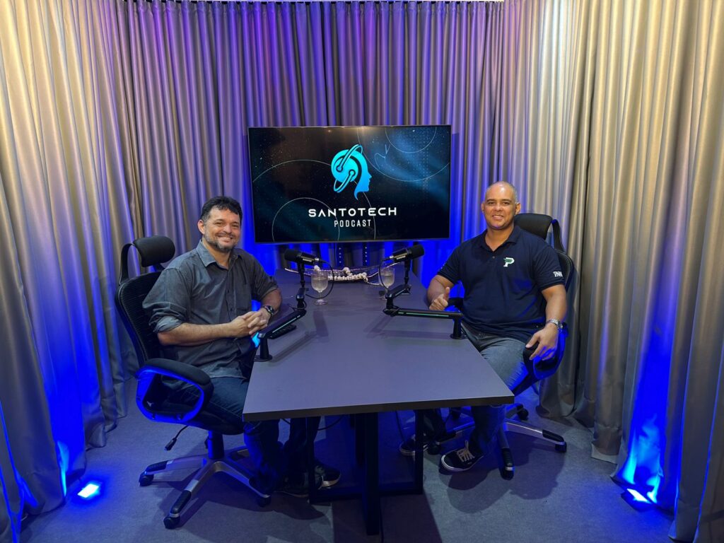 Episódio do Santotech Podcast com Anthony Brito e Rodrigo Azevedo do Instituto FIT