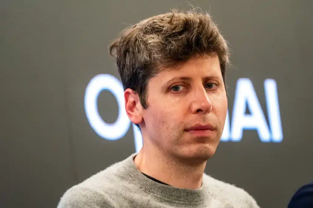 Sam Altman, da OpenAI, anuncia acordo do Pentágono com “salvaguardas técnicas” Créditos da imagem: Kyle Grillot/Bloomberg / Getty Imagens