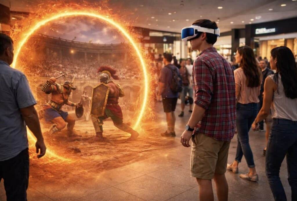 Coliseu: Exposição Imersiva estreia em São Paulo e leva o público à Roma Antiga com experiência em metaverso coliseu experiencia imersva