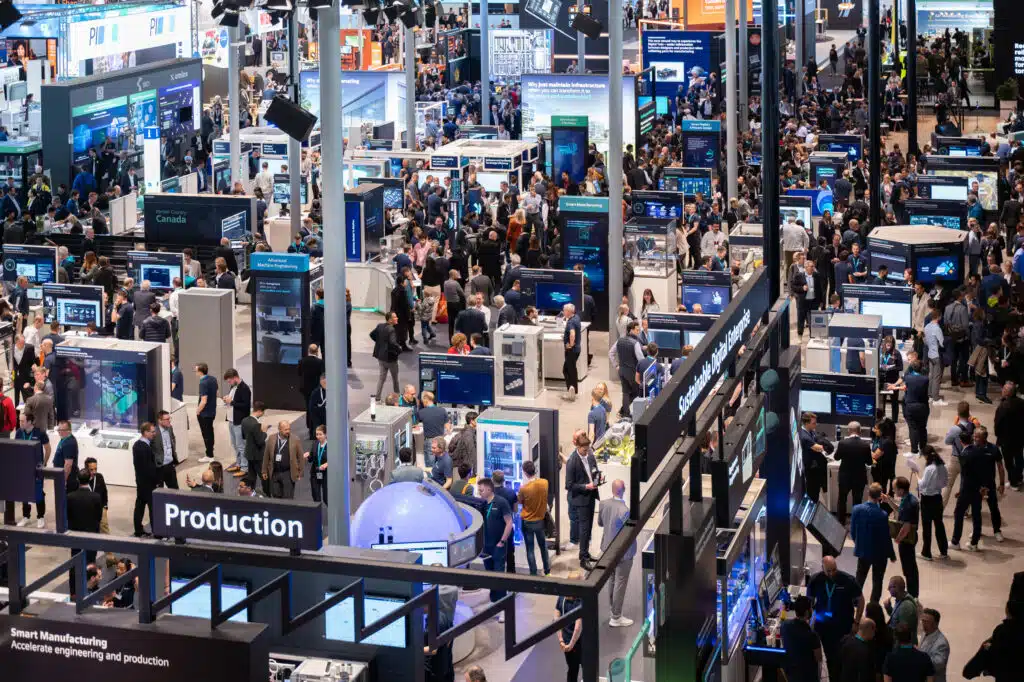 edição de 2025 da feira hannover messe, na alemanha crédito deutsche messe