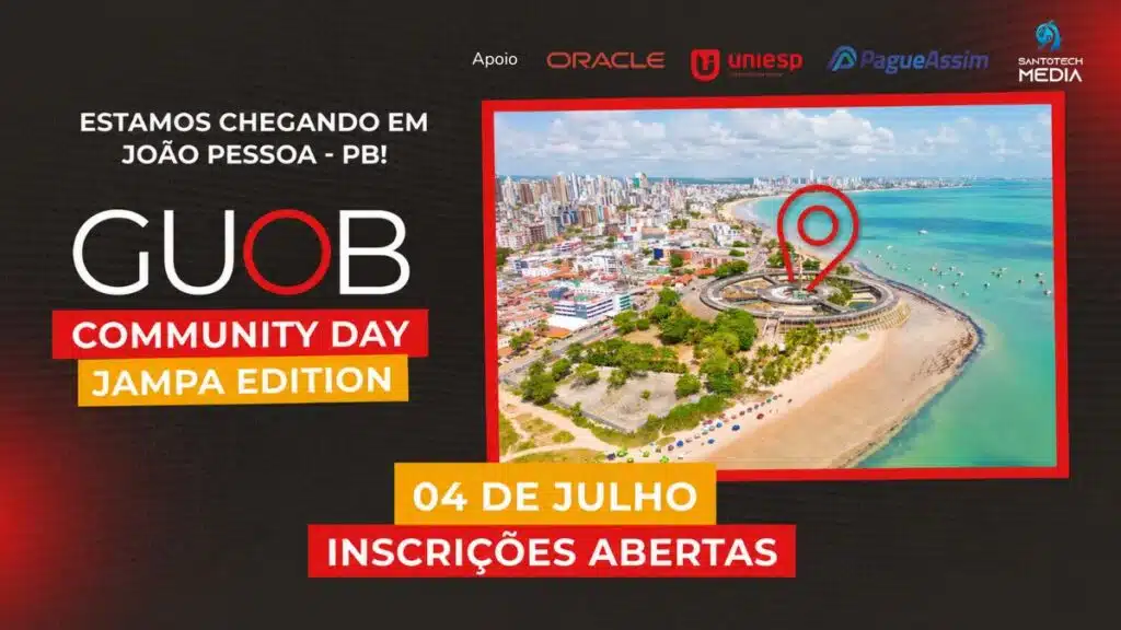 João Pessoa recebe edição inédita do GUOB Community Day e reúne especialistas de tecnologia de todo o Brasil CNPq abre edital de apoio financeiro para eventos científicos, tecnológicos e de inovação realizados por instituições brasileiras de pesquisa.