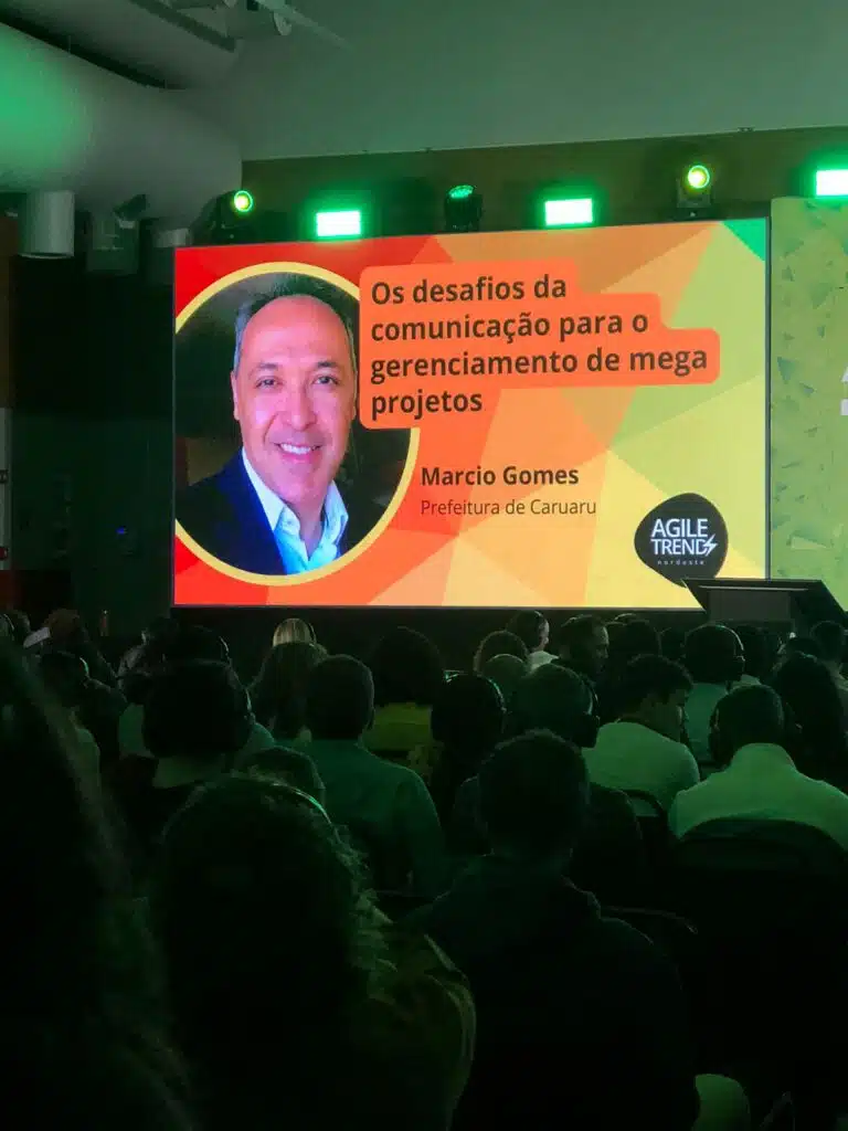 Palestrante Marcio Gomes da Prefeitura de Caruaru - PE foto: Santotech Media
