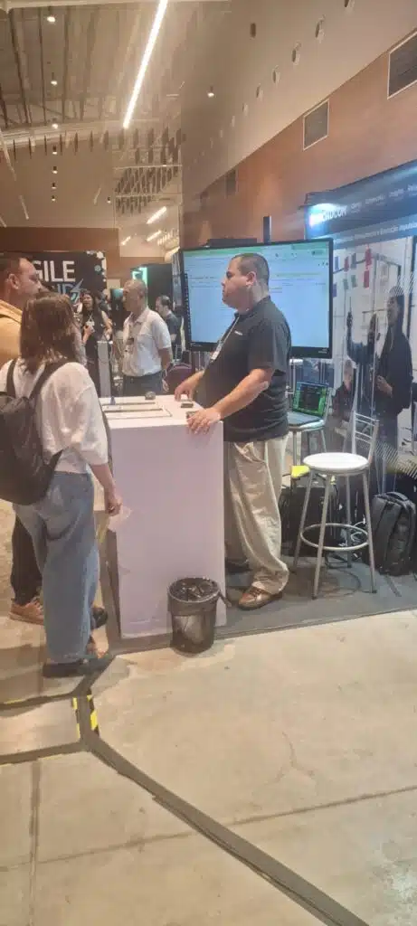 Stand da empresa BROADCOM no evento Agile Trends Nordeste