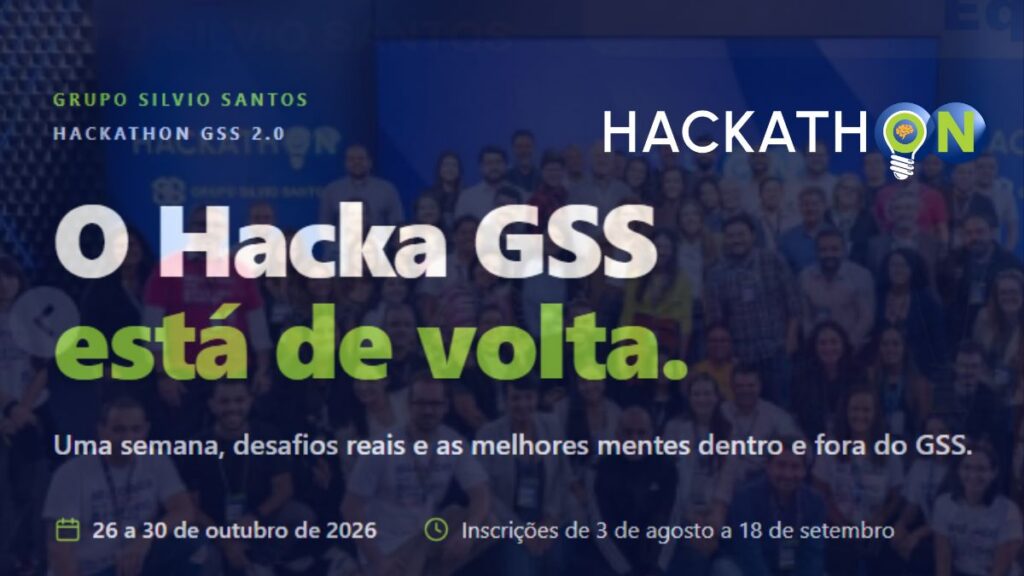 GruGrupo Silvio Santos lança hackathon e desafia talentos a criar soluções com IA, dados e tecnologia Participantes de hackathon corporativo desenvolvendo soluções de tecnologia e Inteligência Artificial em ambiente colaborativo.
