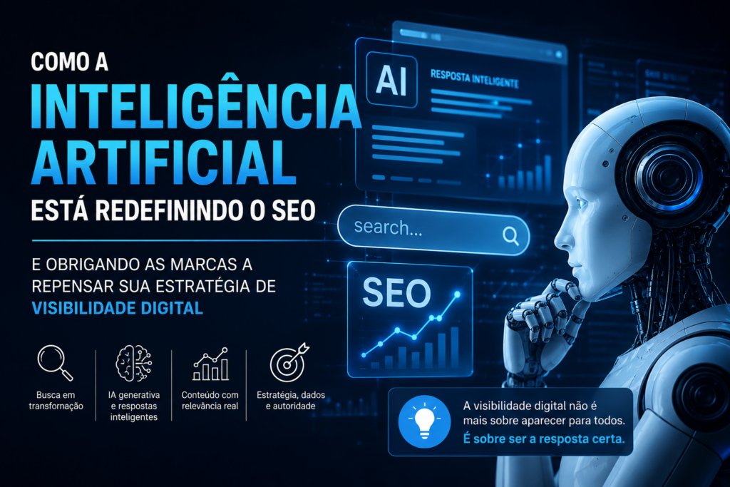 IA está mudando o SEO: visibilidade digital agora vai além do Google ia mudando seo