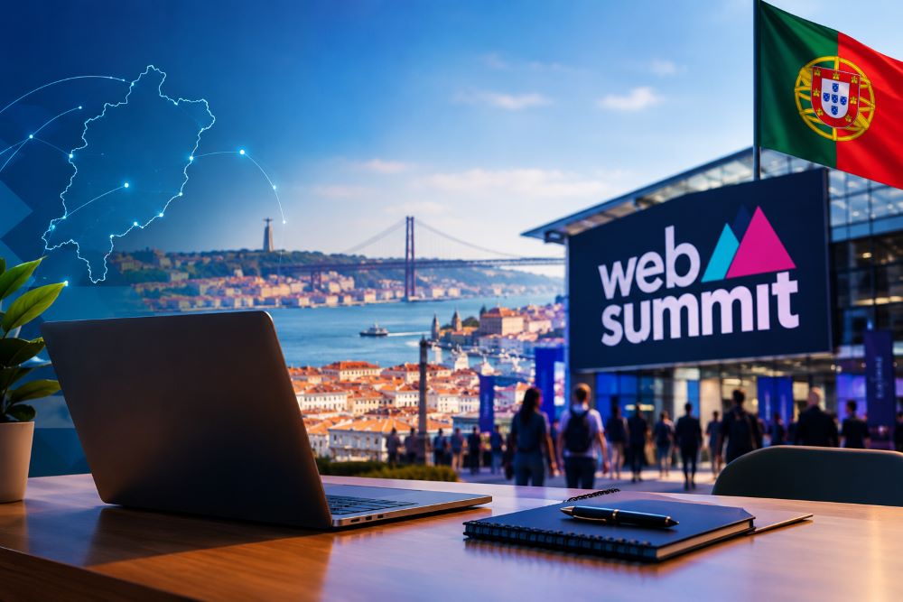 Governo da Paraiba divulga resultado preliminar da seleção de startups para o Web Summit Lisboa 2026 Startups da Paraíba selecionadas para o Web Summit Lisboa 2026, com cenário de Lisboa ao fundo